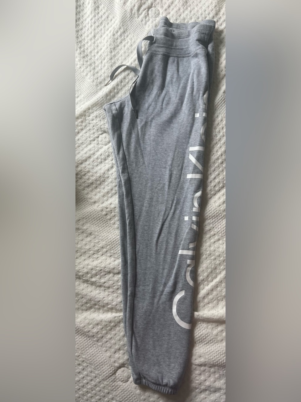 Gray Kids Bottoms with Side Logo